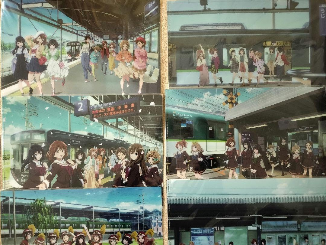 京阪電車 響け！ユーフォニアム コラボ 思い出アルバム コンプ クリアファイル 全8種セット 京阪電車 響け！ユーフォニアム 思い出アルバム